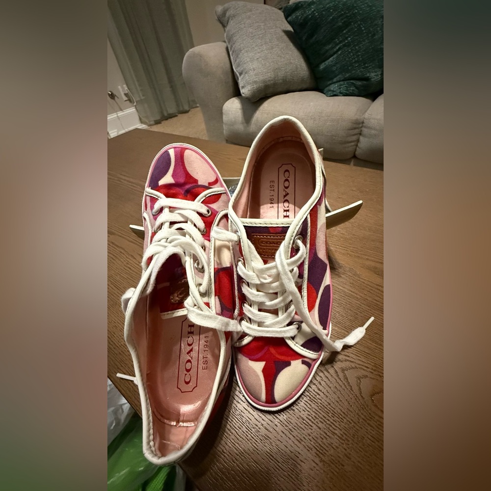 Coach Colorful Patterned Sneakers - Picture 4 of 7